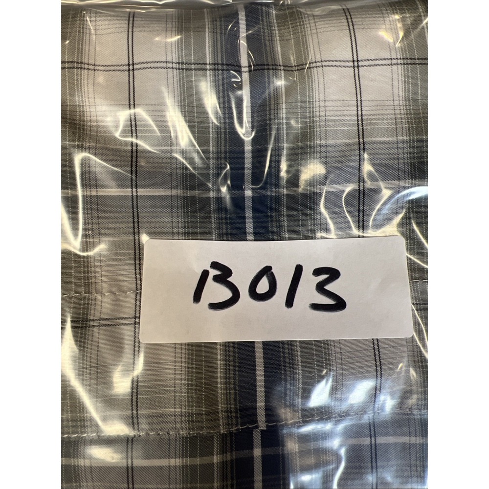 Wrangler ATG Plaid Button Up Shirt Men's Medium Mesh Yoke Poly Nylon Quick Dry - Picture 10 of 10